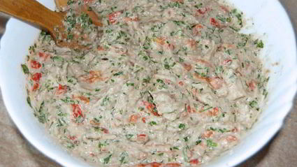 баклажанная икра с тахиной