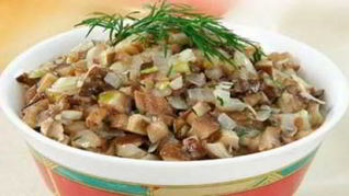 Грибная икра с овощами