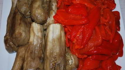 икра из запеченных яблок и овощей