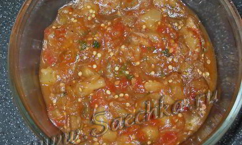 Рецепт икры из зеленых помидор с цукини