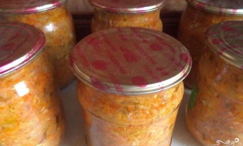 Рецепт икры кабачковой в банку