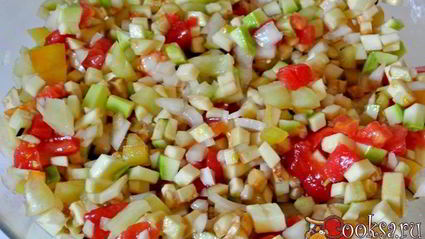 икра овощная в духовке