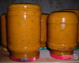 Кабачковая икра без помидоров на зиму