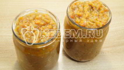 овощная икра на зиму дружба