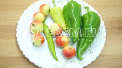 овощная икра с ранетками