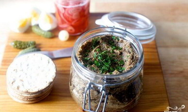 Рецепт постной грибной икры