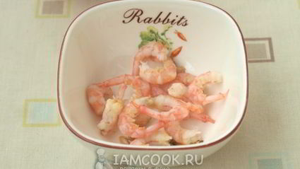 канапе с креветками