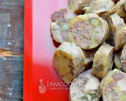 Картофельная колбаса