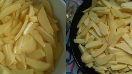 куриные бедра маринованные в кефире, с картошкой