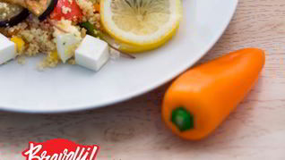 Кускус с баклажанами