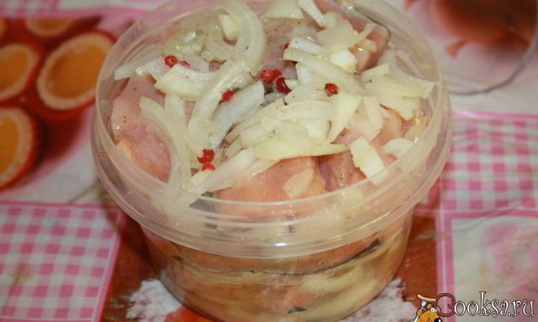 Рецепт маринованной горбуши