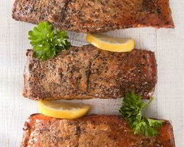 Маринованный лосось в мисо и саке