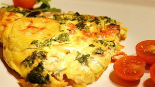 Фриттата с кабачком