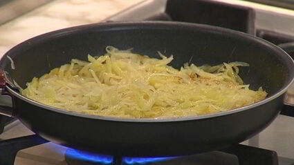 фриттата с зеленым горошком и картофелем