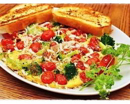 Фриттата с жареным чили