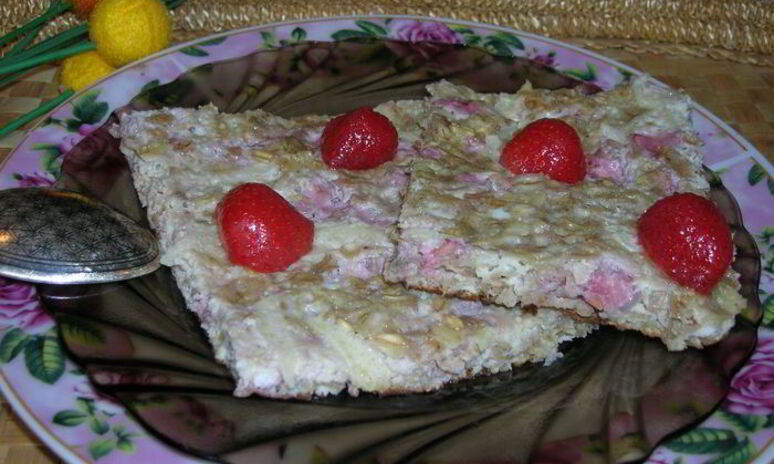 Рецепт мультизлакового омлета с фруктами