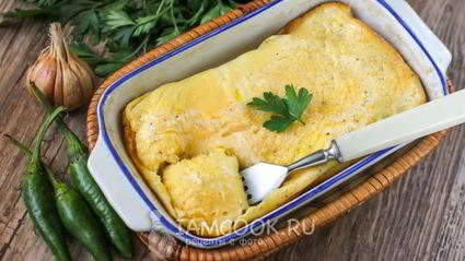 омлет без молока в духовке