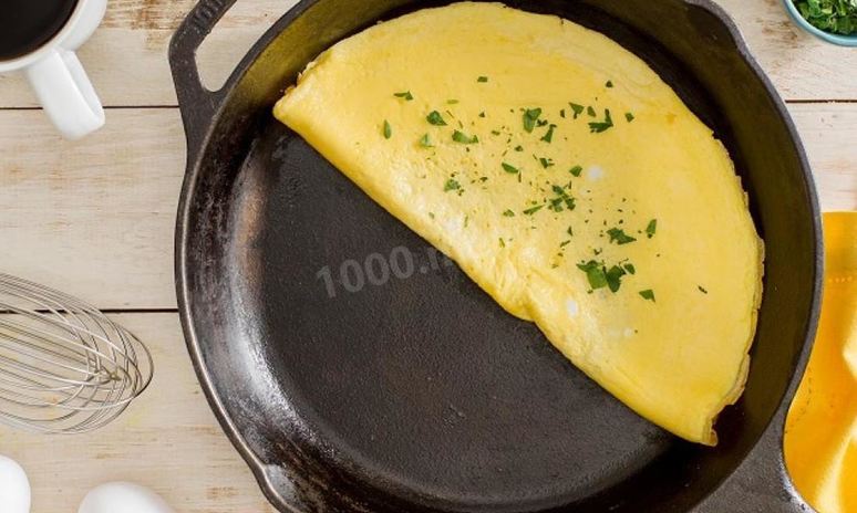 Рецепт омлета без молока