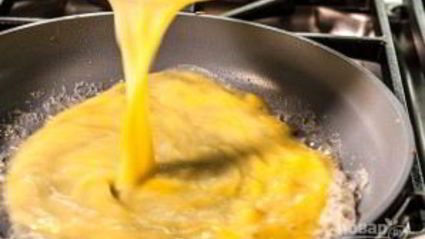 омлет обычный с молоком