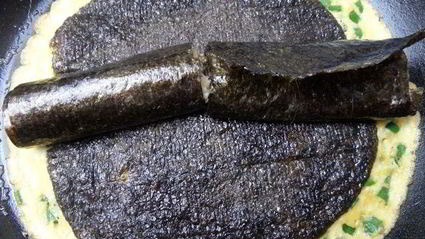 омлет рыбный в японском стиле