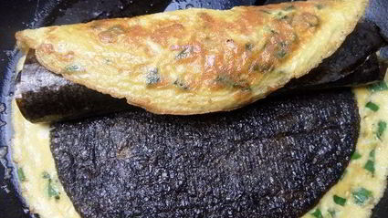 омлет рыбный в японском стиле