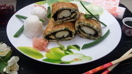 омлет рыбный в японском стиле