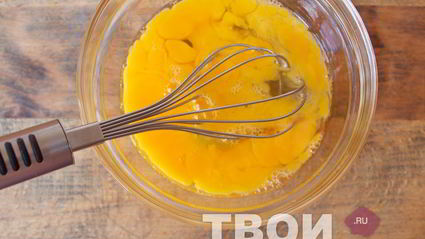 омлет с баклажанами