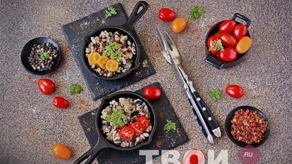 омлет с баклажанами