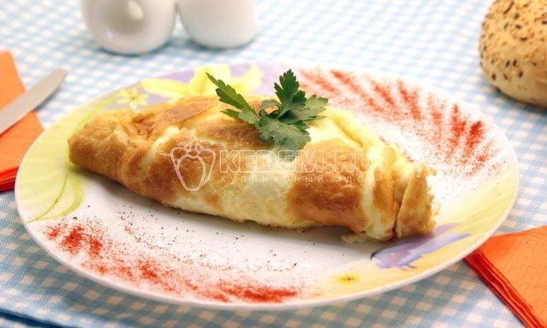 Рецепт омлета с грибами