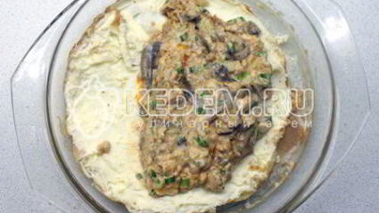 омлет с грибами