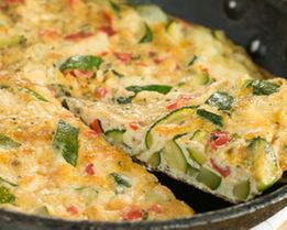 Омлет с кабачками