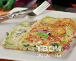 Омлет с кабачком