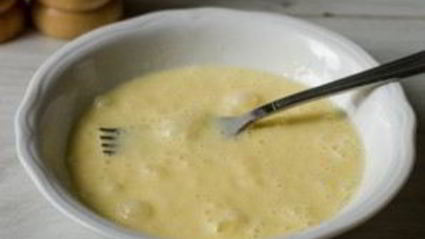 омлет с лисичками