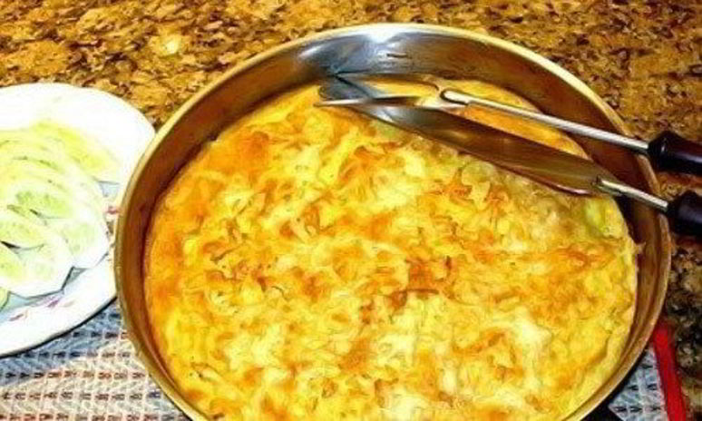 Рецепт омлета с морковью и яблоком