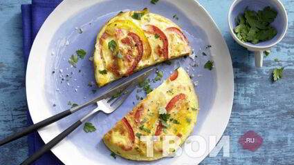 омлет с овощами