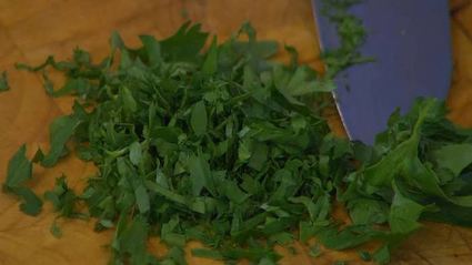 омлет с помидорами и цветной капустой