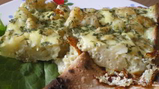 Омлет с цветной капустой в духовке