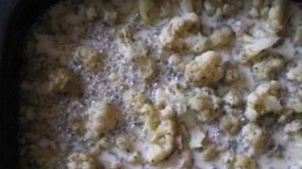 омлет с цветной капустой в духовке