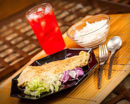 Омлет с тунцом