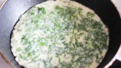 омлет слоеный