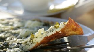 Омлет со щавелем