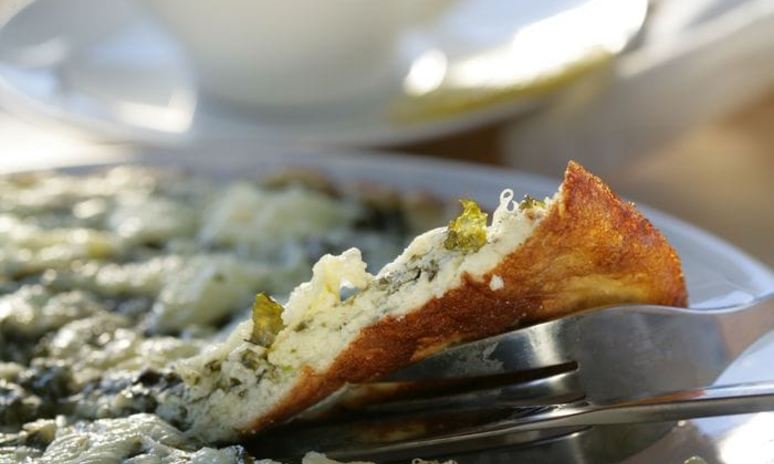 Рецепт омлета со щавелем