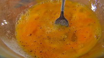 омлет со щавелем