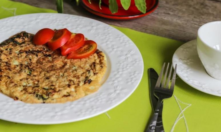Рецепт омлета со шпинатом