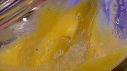 омлет со спаржей