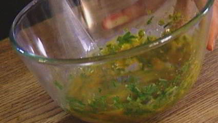 омлет-суфле с петрушкой, укропом и тархуном