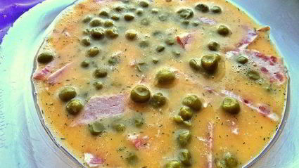 омлет в горошек