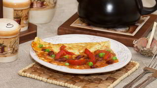 Омлет в мексиканском стиле
