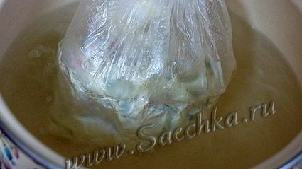 омлет в пакете