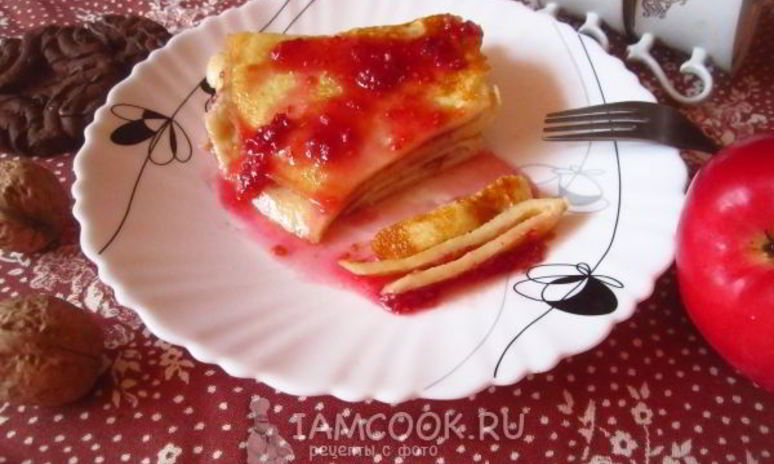 Рецепт сладкого омлета с манной крупой